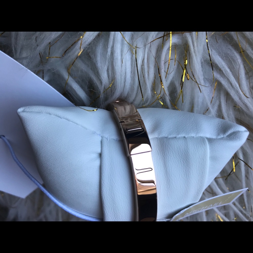 MK Gold Rose Bangle bracelet - Picture 6 of 11